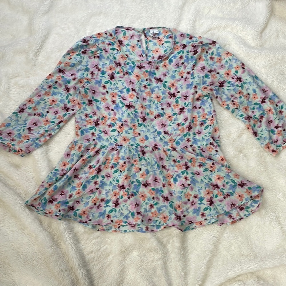 Elle Spring Floral Blouse